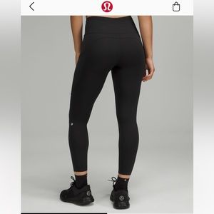 Lululemon 28” fast and free legging. Size 4. Black Luxtreme